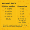 PEDIGREE MARROBONE Dog Treats: Nutritious Beef Flavor Crunchy Biscuits (24.9 OZ, Pack of 8