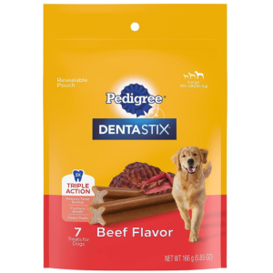 PEDIGREE DENTASTIX Large Dog Dental Treats Beef Flavor